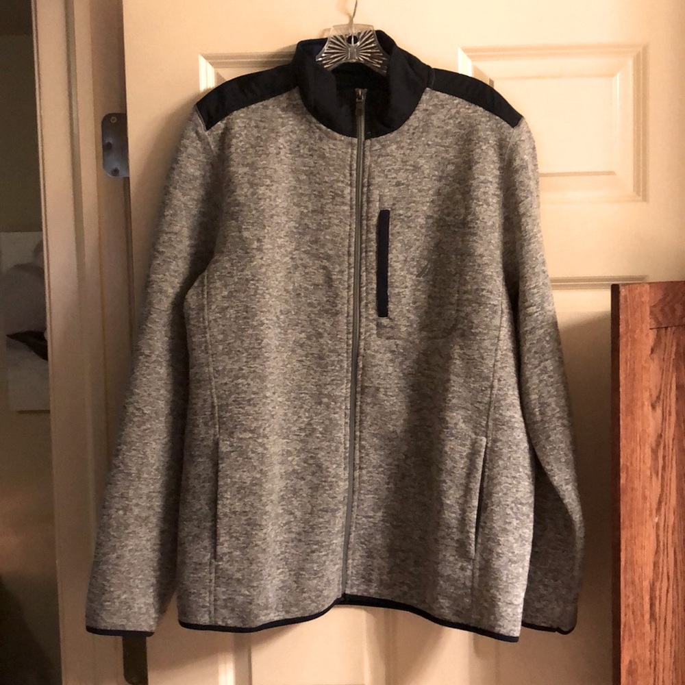 Nautica Men’s Zip up Sweater Fleece